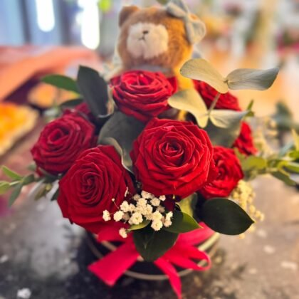 Charming Flower Arrangement Plush Toy