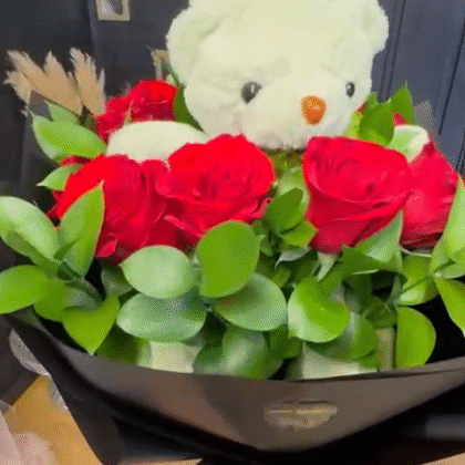 Teddy bear bouquet