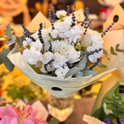 White and Purple Bouquet