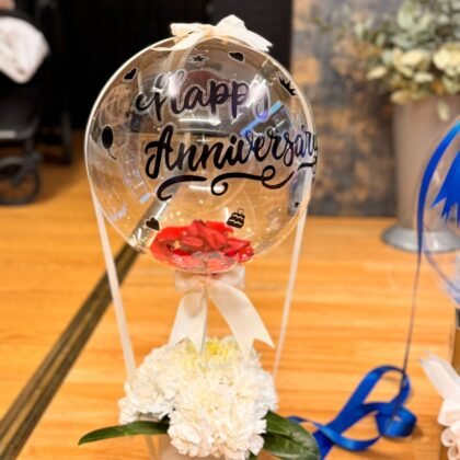 Classic Bobo Balloon Flower Arrangement