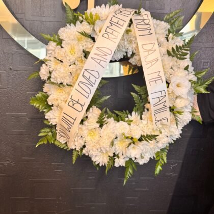 Funeral Flower Wreath
