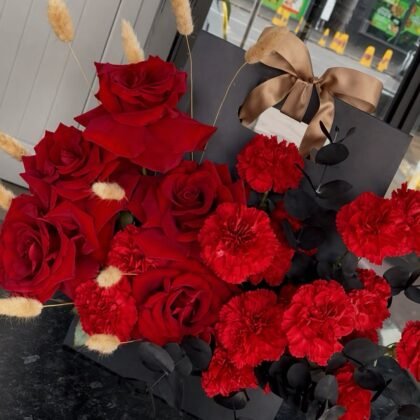 Red Flowers Arrangement
