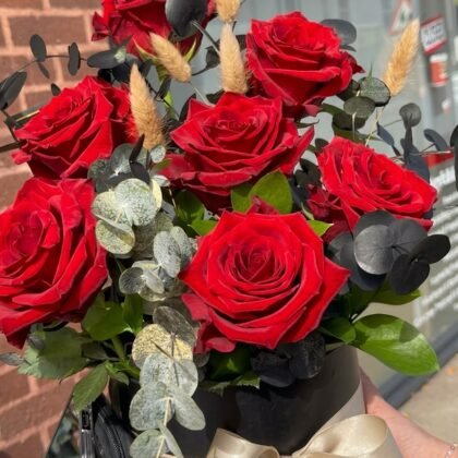 Charming Red Roses Arrangement